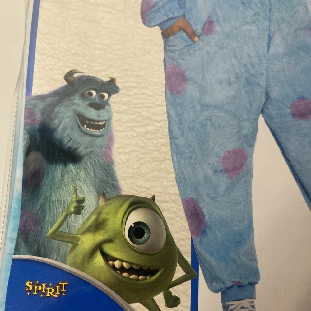 Adult Hooded Disney Monsters Inc Sulley Costume Size Small Spirit Halloween